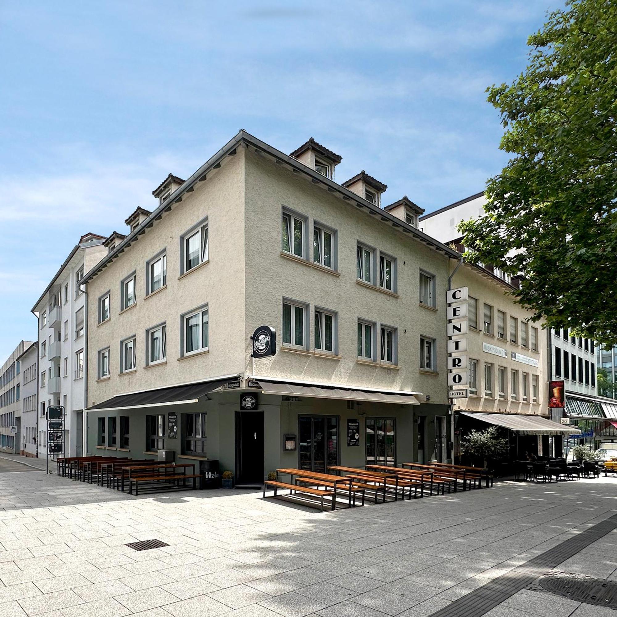 Benztown Hotel Gaestehaus Stuttgart Exteriör bild